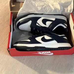 Nike Navy and White Athletic Shoes